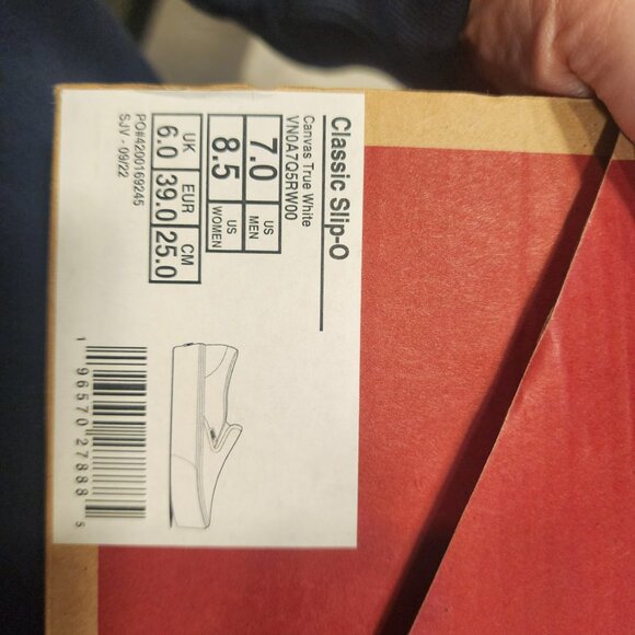 Vans Classic White Slip-On Sneakers - Picture 6 of 6